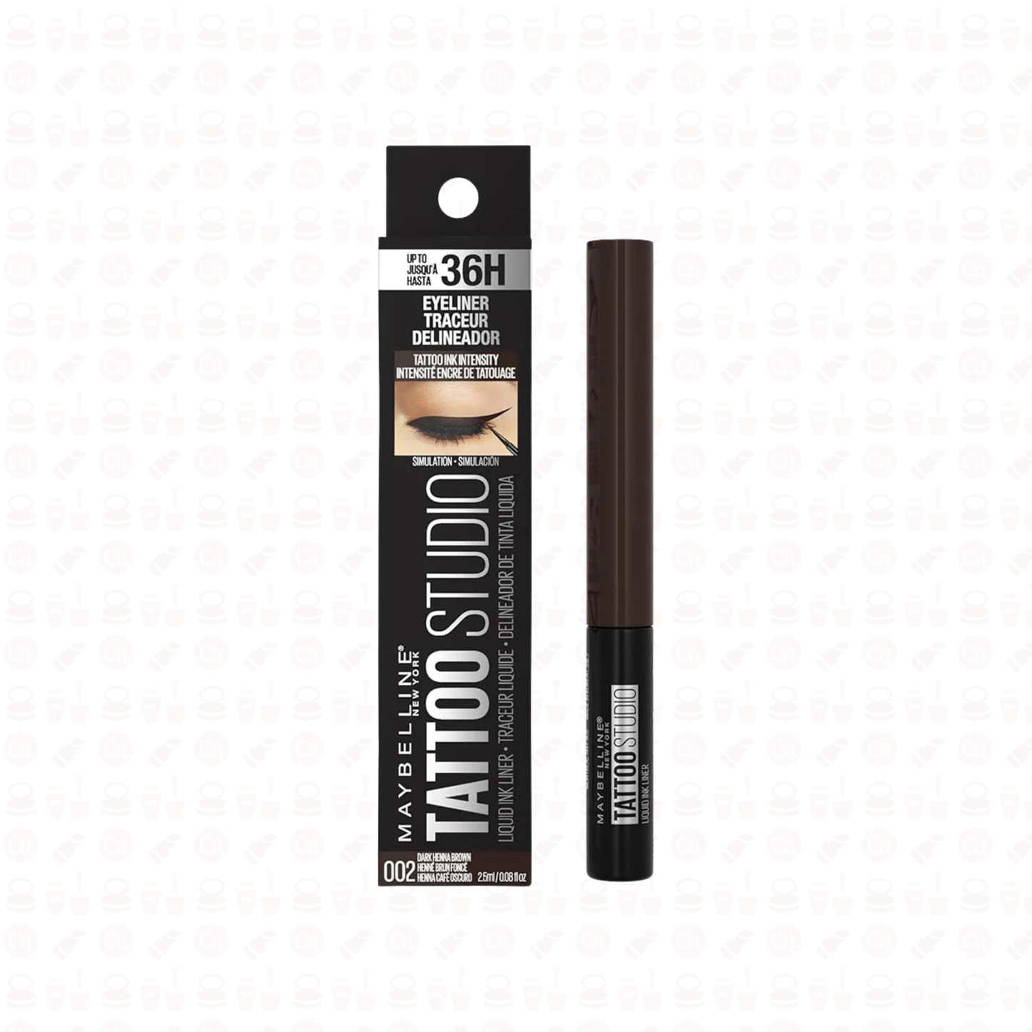 TATTOO STUDIO LIQUID INK LINER 2.5ML DARK HENNA BROWN