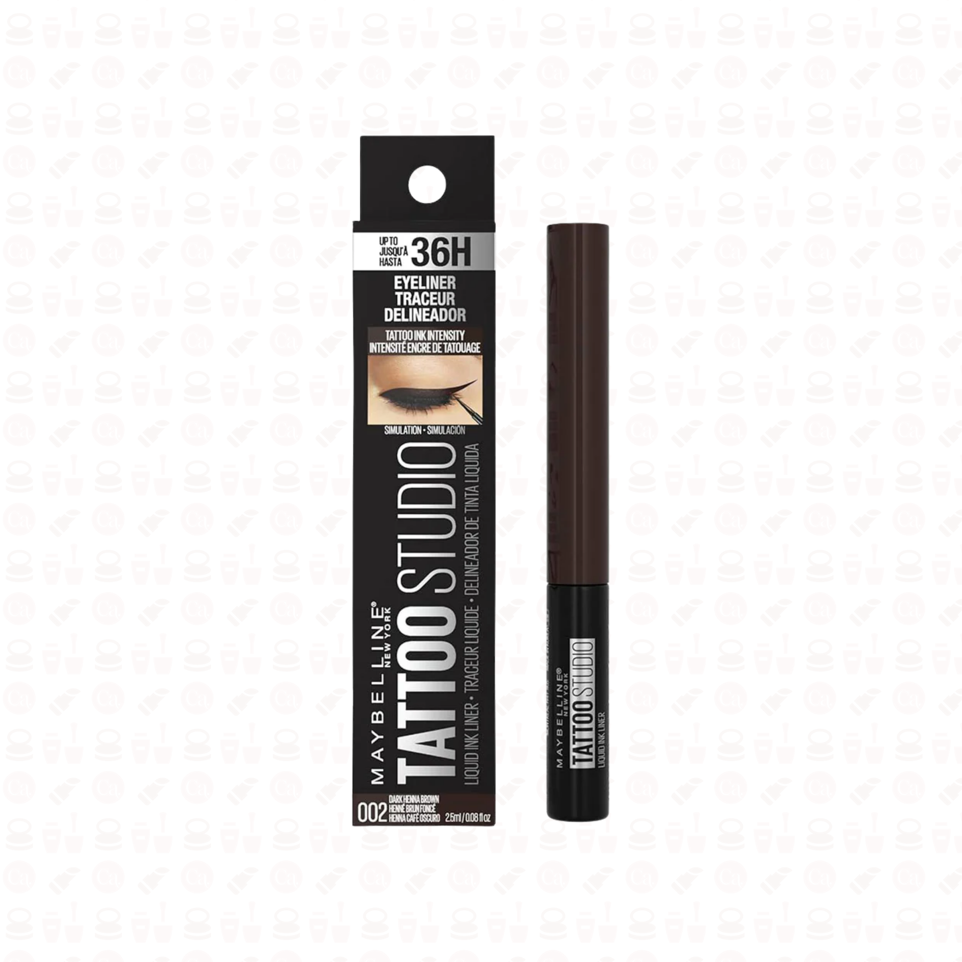 TATTOO STUDIO LIQUID INK LINER 2.5ML DARK HENNA BROWN