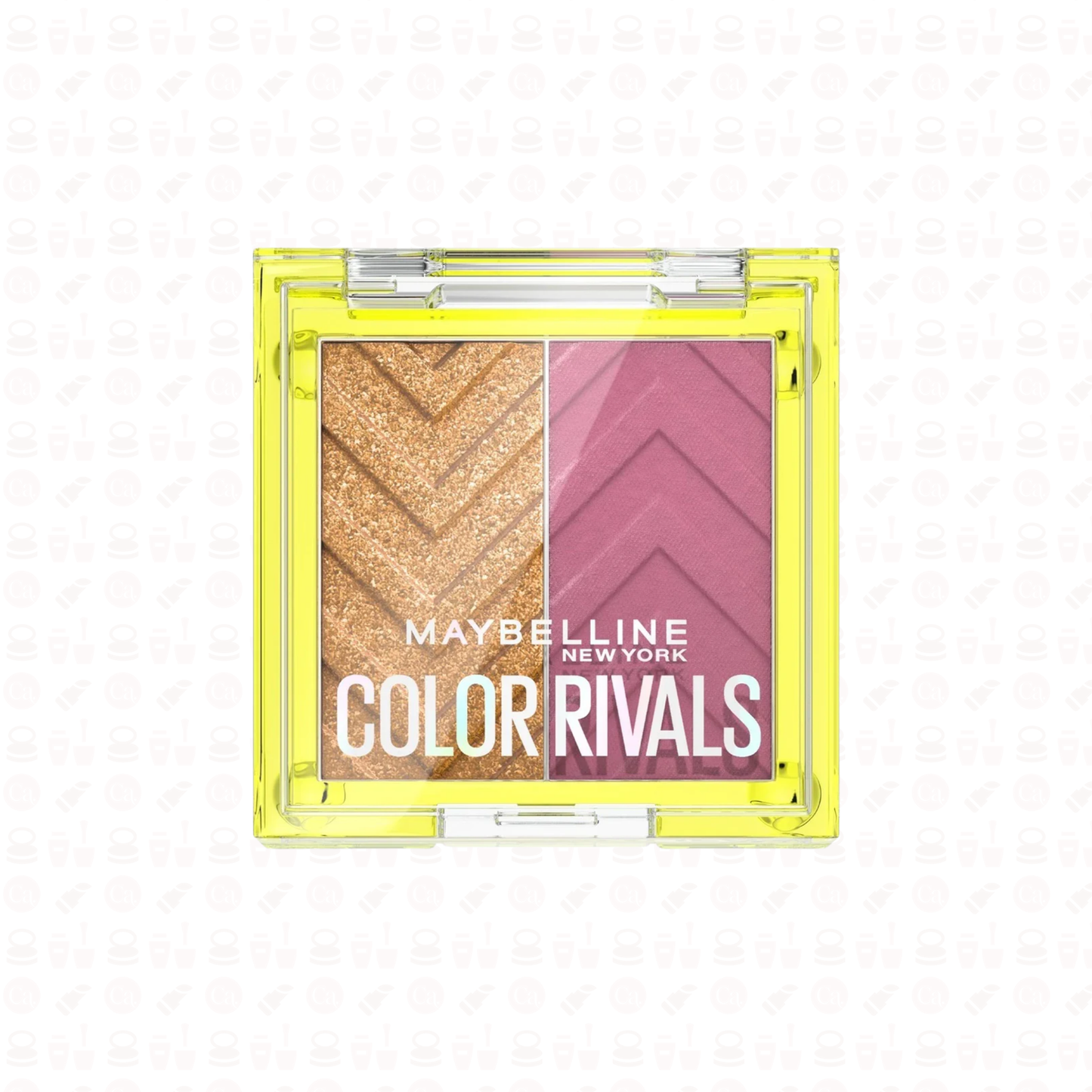 MAYBELLINE COLOR RIVALS SHADOW DUO PALETTE 1.5X2G ASSERTIVE X COY