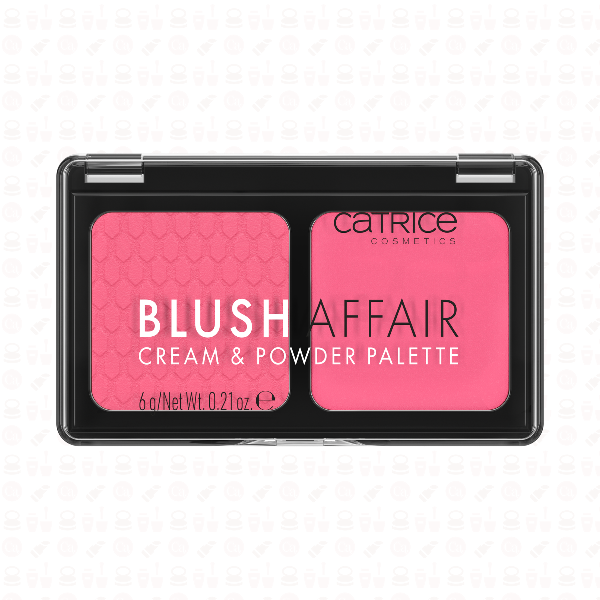 CATRICE BLUSH AFFAIR CREAM & POWDER PALLETE 6G 020 PLEASING PINK
